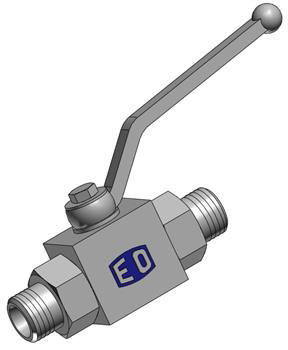 Kuglehane, Manifold, 2-vejs, DN12, PN500, F/akt