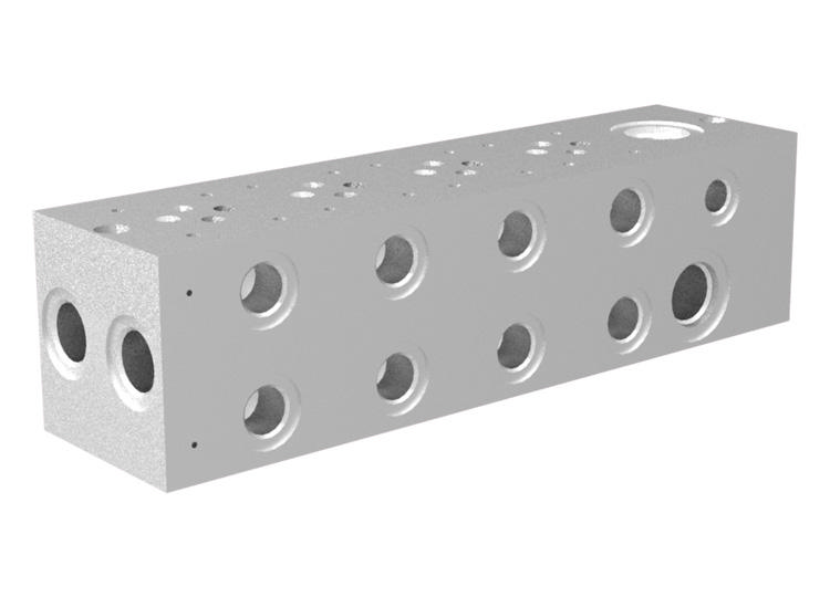 Bundblok, NG6, 1 Sek, Rørmontering, 1/4