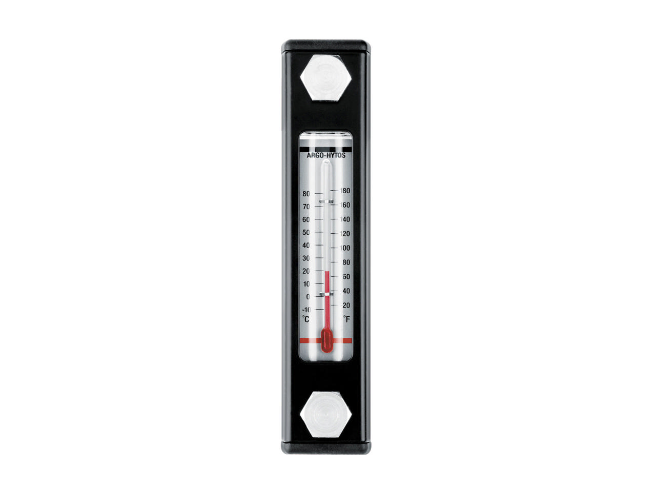 Niveauglas/termometer 127 mm 5