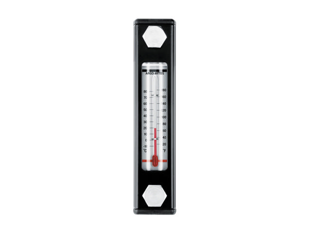 Niveauglas/termometer 127 mm 5