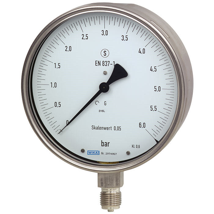 Manometer 0-4mpa Glycerinfyldt