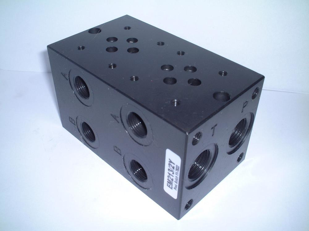 Bundblok, NG6, 1 Sek, Flange, F/ reduktion