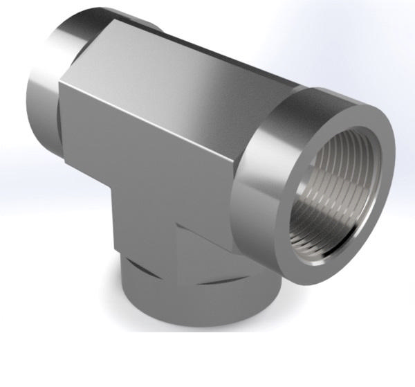 Fittings, 3/4 BSP T-STYKKE M OMLØBER