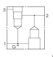 Blok, T-11A3, incl Kontra, 3/8-1/4-1/4