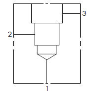 Blok, T-11A3, 3/8 / 1/4, Stål