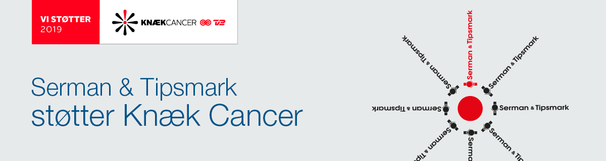 Serman & Tipsmark støtter Knæk Cancer 2019