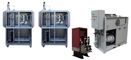 Customised test system for hydraulic pulse testing of pressure sensors