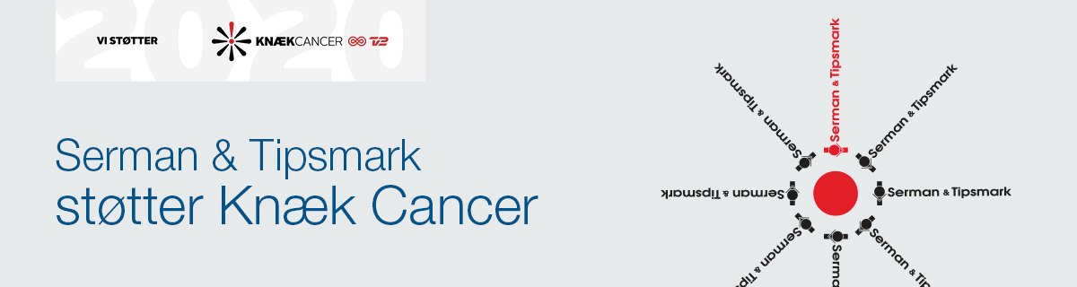 Serman & Tipsmark støtter Knæk Cancer 2020 