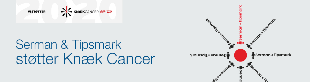 Serman & Tipsmark støtter Knæk Cancer 2020